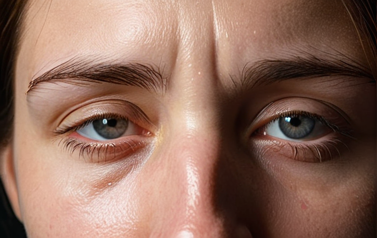 **Image Prompt 1 (Before):**
    A close-up, realistic portrait of a person with heavy, perpetually tired-looking eyelids, showing a subtle sense of self-consciousness and a slight strain around the forehead. Their eyes appear somewhat half-closed, reflecting a feeling of weariness. The lighting is soft and natural, emphasizing the subtle shadows and the drooping effect, set in an introspective moment.
